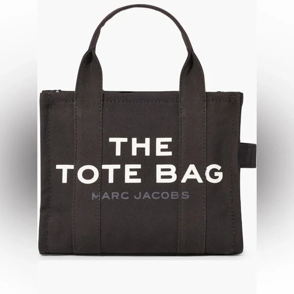 Authentic Marc Jacobs Black Tote Bag Medium Y2K - Picture 1 of 11